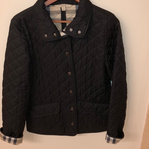 Burberry Jackets & Blazers - Burberry Brit Black Quilted Jacket